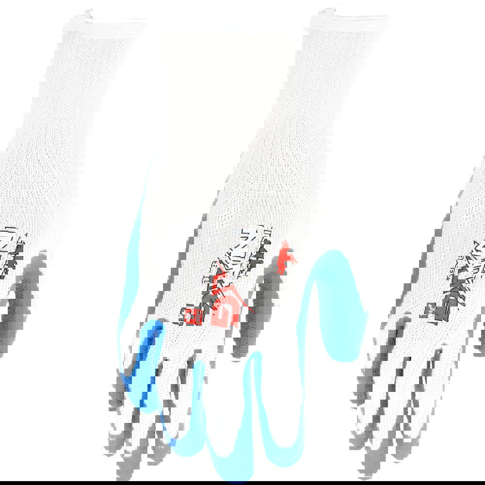 General Purpose Work Gloves: Large, Latex Coated, Cotton Blend